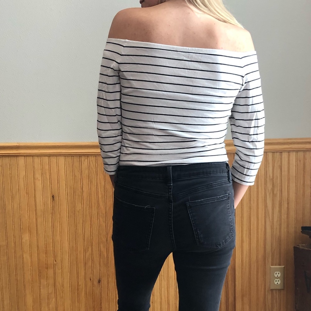 Express Striped Bodysuit - Picture 8 of 11